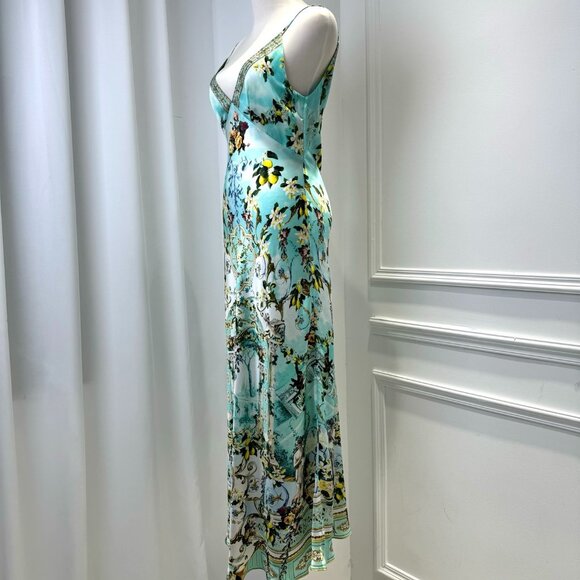 CAMILLA + The White Lotus crystal-embellished printed silk maxi dress - Picture 10 of 13